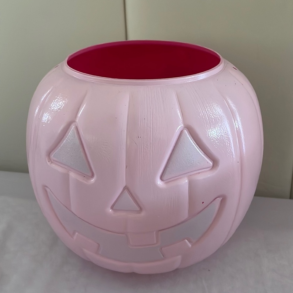 Pink Pumpkin pail